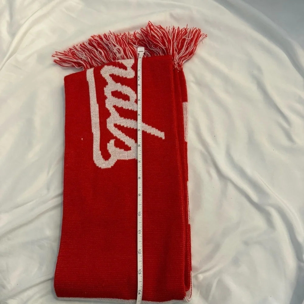 NWOT MLB Washington Nationals Coca Cola Nattitude Knit Scarf with Fringe